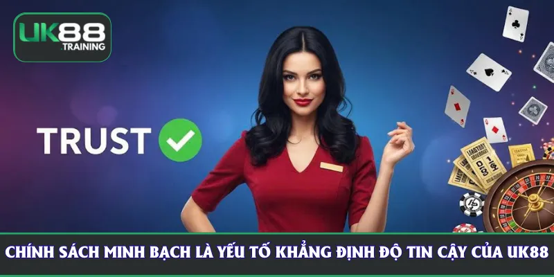 Chính sách minh bạch là yếu tố khẳng định độ tin cậy của UK88