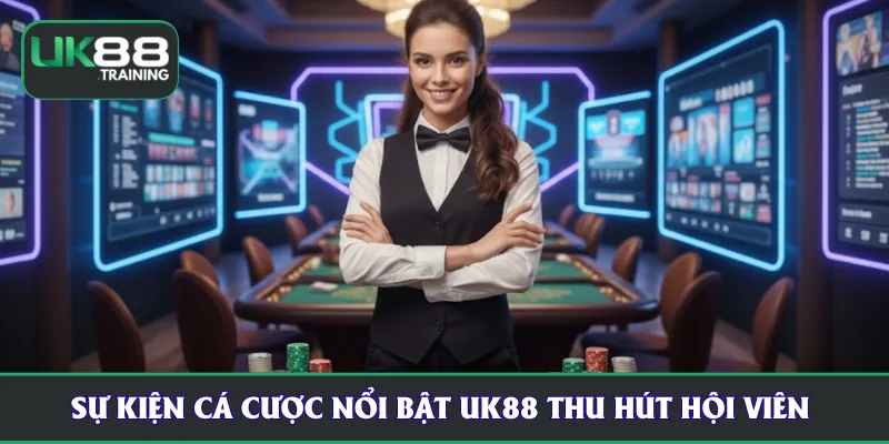 Sự kiện cá cược nổi bật UK88 thu hút hội viên 